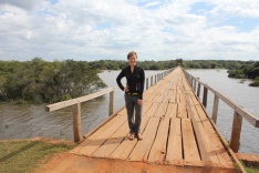 Walk to the bridge, Yuty Paraguay
