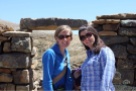 Allison, Eve with ruins on Isla del Sol